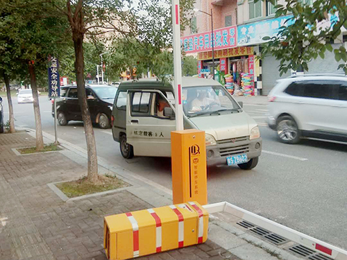 直杆道闸应用案例
